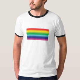 Pridets regnbåge färg lgbtq lgbt gay flagga mönste t shirt