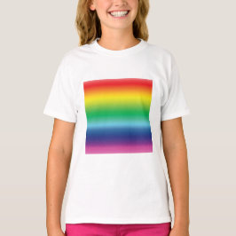 Pridets regnbåge färg lgbtq lgbt gay flagga t shirt
