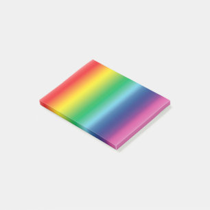 pridets regnbåge flagga färg lgbt post-it block