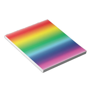 Pridets regnbåge flagga färg övertoning mönster mo anteckningsblock