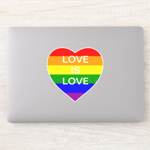 Pridets regnbåge flagga Gay pride kärlek är kärlek Klistermärken