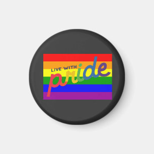 pridets regnbåge flagga magnet