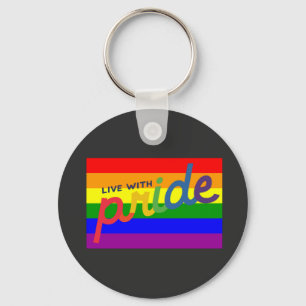 pridets regnbåge flagga nyckelring