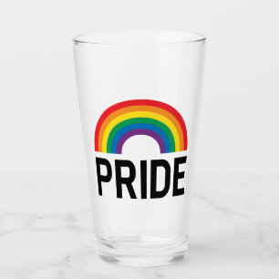 Pridets regnbåge glaskopp