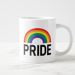 Pridets regnbåge jumbo mugg