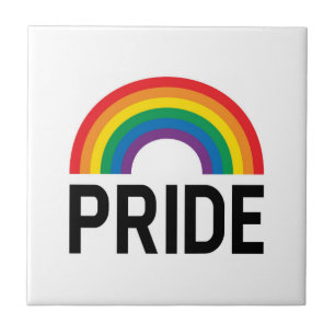 Pridets regnbåge kakelplatta