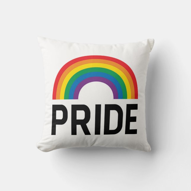 Pridets regnbåge kudde (Framsida)
