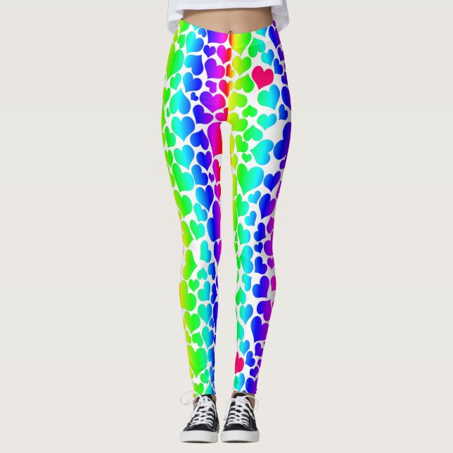 pridets regnbåge leggings (Framsida)