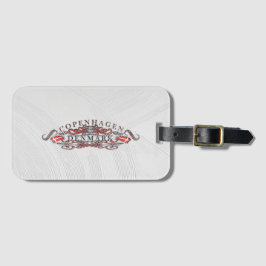 Pridets resagemärke i Köpenhamn Bagagebricka