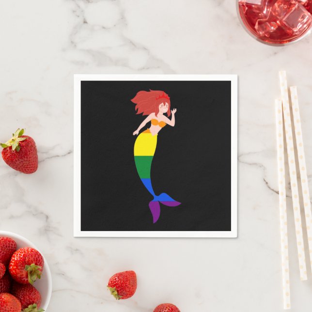 Pridets Sjöjungfru Pappersservett (Insitu)
