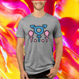 Pridets symbol Tee (Blossoming Trans)
