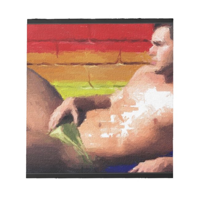 PRIDETS taksegment - originalmålning Anteckningsblock (Framsida)