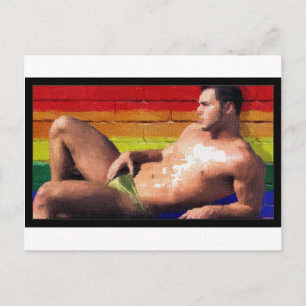 PRIDETS taksegment - originalmålning Vykort