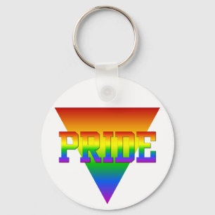 Pridets triangelnyckelring nyckelring