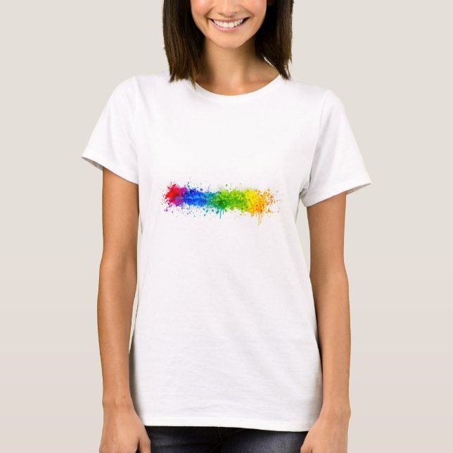 Pridets vattenfärg t shirt (Framsida)
