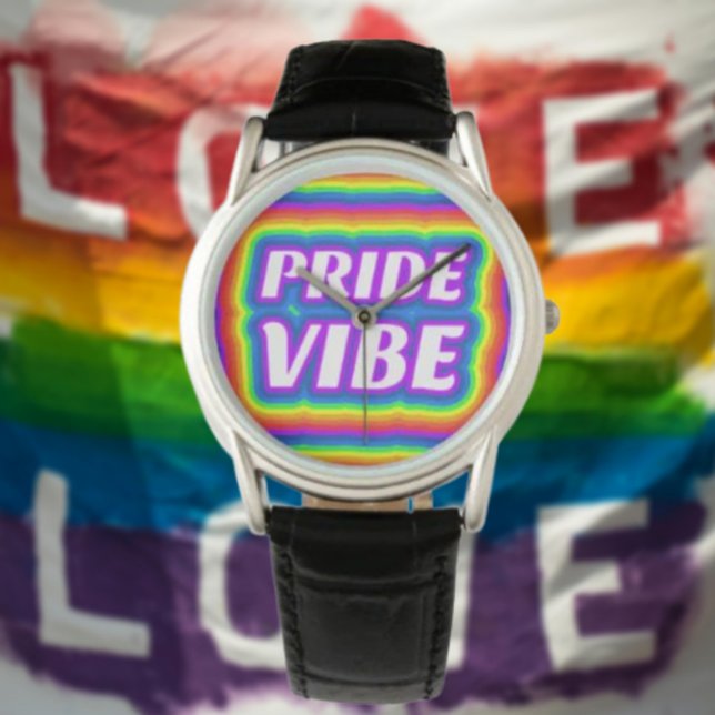 PrideVibe regnbågsur Armbandsur (Skapare uppladdad)