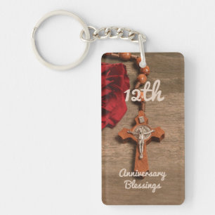 Priest 12:e Ordination Anniury Ro och Rosary