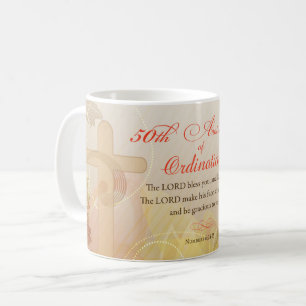 Priest, 50-årsdagen av Ordination Blessing Kaffemugg