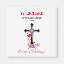 Priest 55:e ordination Anniury Black Kor Magnet