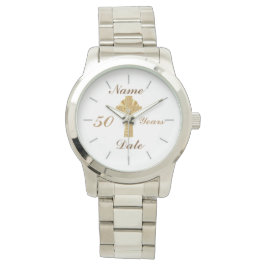 Priest Golden Jubilee 50:e Personligen Watch Armbandsur