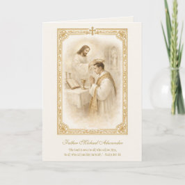 Priest Jesus Crowning Priest Anniversary  Kort