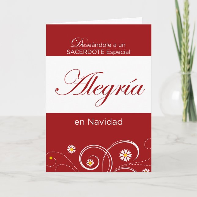 Priest, Joy vid jul, spanska Helgkort (Framsida)
