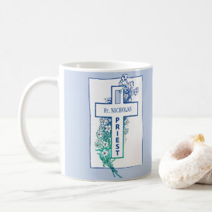 Priest Kor Flowers Personlig Kaffemugg
