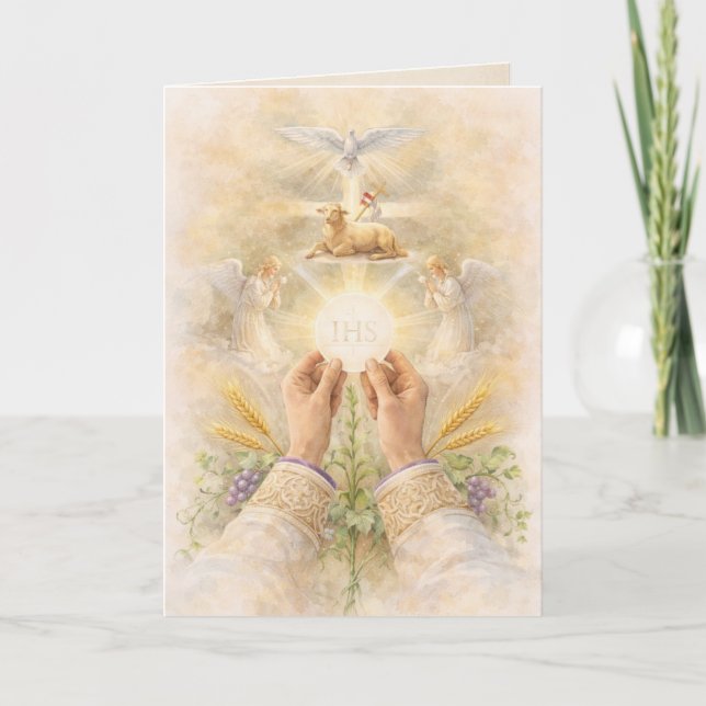 Priest Ordination Anniversary Eucharistic  Kort (Framsida)