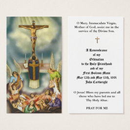 PRIEST ORDINATION HELIGA CARDS VISITKORT