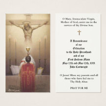 PRIEST ORDINATION HELIGA CARDS