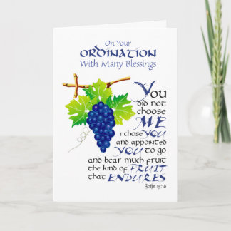 Priest Ordning Card Kort