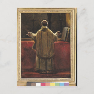 Priest på Altar Vykort