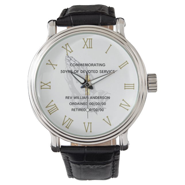 PRIEST Pension Watch-Eleganten Armbandsur (Framsida)