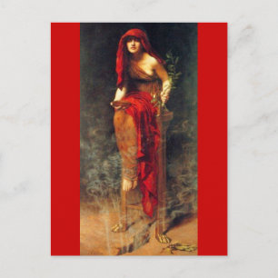 Priestess av Delphi Vykort