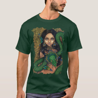 Priestess av den mayan aztec draken för t-shirt