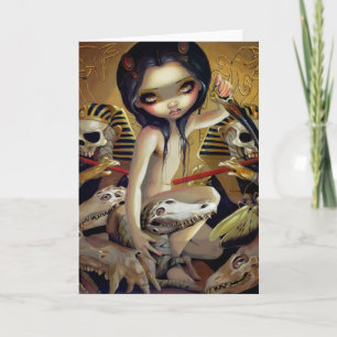 "Priestess av Nyarlathotep" hälsningkort Kort