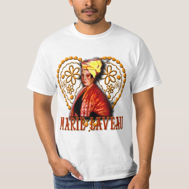 Priestess för Marie Laveau Voodookick T-shirt (Framsida)
