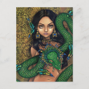 "Priestess of Quetzalcoatl" vykort