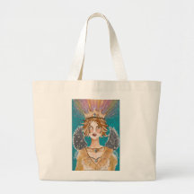 Priestess Paloma Blonde Angel Princess Tote Bag