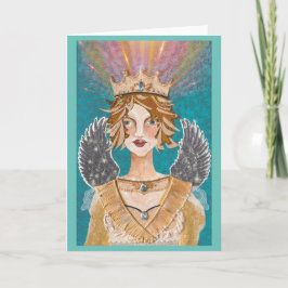 Priestess Paloma Guardian Angel Blank Card Kort