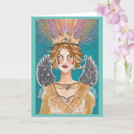 Priestess Paloma Guardian Angel Blank Card Kort