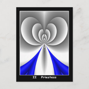 Priestess-Tarot-kort Vykort