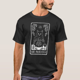 Priestess Witch Tarot Card Pagan Goblincore Go T Shirt