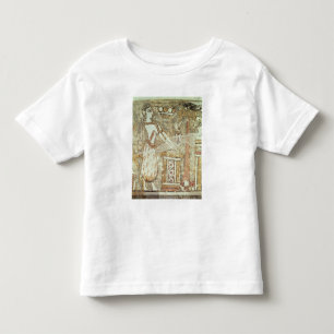Priestessen på ett altare, specificerar från a t-shirt