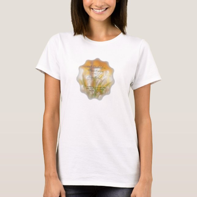 Priesthood Lilies, 25:e Ordination-årsdagen T Shirt (Framsida)
