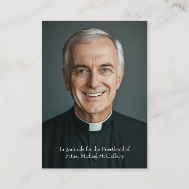 PRIESTHOOD SÖNDAG PERSONLIG PRAYER CARDS PLACERINGSKORT (Framsida)