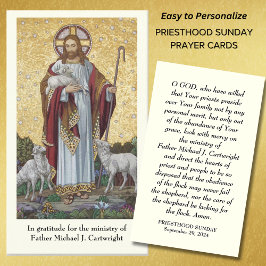 PRIESTHOOD SÖNDAG PERSONLIG PRAYER CARDS PLACERINGSKORT