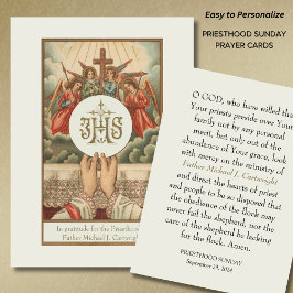 PRIESTHOOD SÖNDAG PERSONLIG PRAYER CARDS PLACERINGSKORT