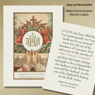 PRIESTHOOD SÖNDAG PERSONLIG PRAYER CARDS PLACERINGSKORT