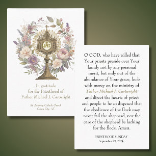 PRIESTHOOD SÖNDAG PERSONLIG PRAYER CARDS PLACERINGSKORT
